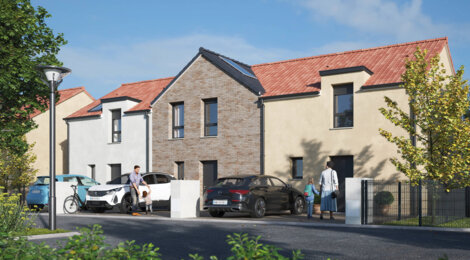 Programme immobilier neuf LES VILLAS ROMAINES - Caudebec-lès-Elbeuf à proximité de Rouen (76320) - Référence : 13443