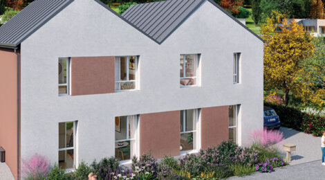 Programme immobilier neuf Les Jardins de la Cavée - Caudebec-lès-Elbeuf au cœur du quartier de la Cavée (76320) - Référence : 16258