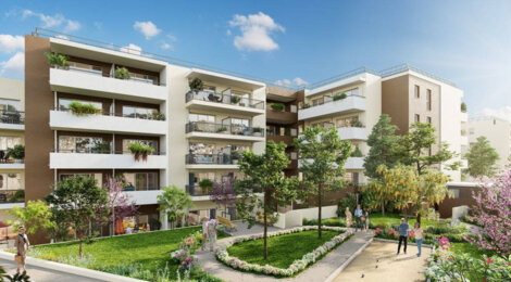 Programme immobilier neuf Rive et Sens - Cavalaire-sur-Mer résidence séniors à distance piétonne de la plage (83240) - Référence : 16405