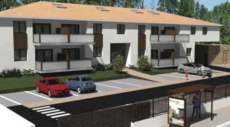 Programme immobilier neuf LES PORTES DE NIMES - Caveirac : Appartements T2–T3 avec mezzanines, parking et luminosité au cœur du centre-ville (30820) - Référence : 11408