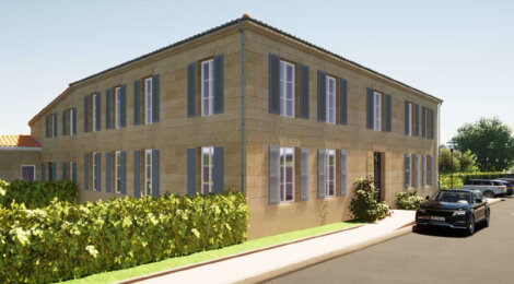 Programme immobilier neuf LES CHAIS - Cavignac : Maisons T4 avec jardins privatifs, RT2012 et climatisation réversible à 40 min de Bordeaux (33620) - Référence : 14328