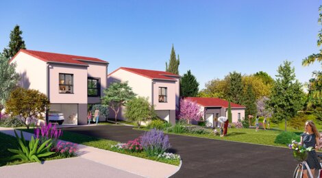 Programme immobilier neuf Le Domaine de Montely - Cebazat : Appartements T3 et maisons T4–T5 avec jardins privatifs, parking sécurisé et proximité Clermont-Ferrand (63118) - Référence : 12540