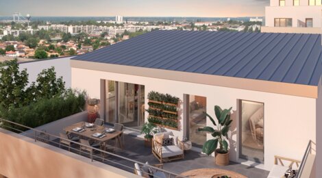 Programme immobilier neuf PICTY - Cenon : appartements neufs intimistes près des commerces (33150) - Référence : 14833