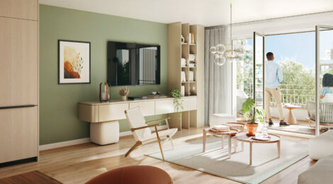 Programme immobilier neuf Sillage (95) - Cergy au coeur du quartier de Sainte-Apolline (95000) - Référence : 16769