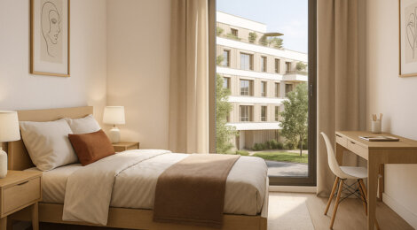 Programme immobilier neuf Sillage (95) - Cergy au coeur du quartier de Sainte-Apolline (95000) - Référence : 16769