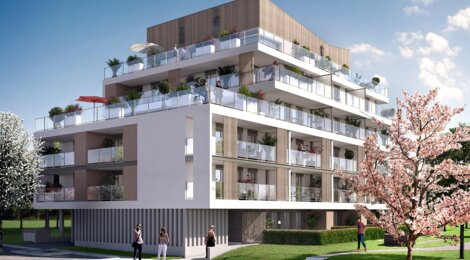 Programme immobilier neuf LE CAPITOLE - Cesson-Sévigné : 20 appartements neufs T2–T6 à 500m du métro B Viasilva (35510) - Référence : 15303