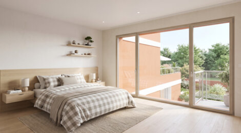 Programme immobilier neuf Happy - Cesson-Sévigné : Appartements T2–T5 avec serre bioclimatique, terrasses filantes et parquet stratifié dans le secteur des Hauts de Sévigné (35510) - Référence : 14444