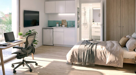 Programme immobilier neuf RESIDENCE KER CAMPUS - Cesson-Sévigné résidence étudiante proche Campus Beaulieu (35510) - Référence : 17667