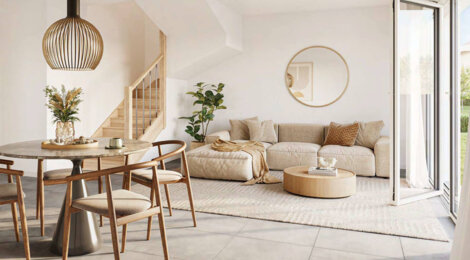 Programme immobilier neuf LES VILLAS SEYSSIA - Cessy à 3 minutes du bus 60 vers Genève (01170) - Référence : 16916
