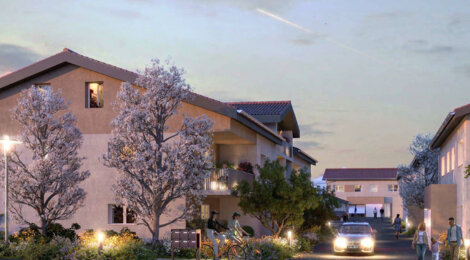 Programme immobilier neuf LES VILLAS SEYSSIA - Cessy à 3 minutes du bus 60 vers Genève (01170) - Référence : 16916