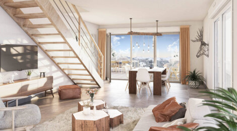 Programme immobilier neuf LES SHEDS - Chambéry : appartements neufs du studio au 5 pièces en écoquartier Vetrotex (73000) - Référence : 15241