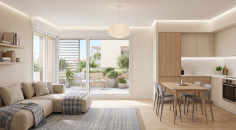 Programme immobilier neuf Le Clos Mont d'Or - Pleine propriété - Champagne-au-Mont-d’Or : Appartements T2–T4 avec terrasses, parking sécurisé et proximité Lyon (69410) - Référence : 14586