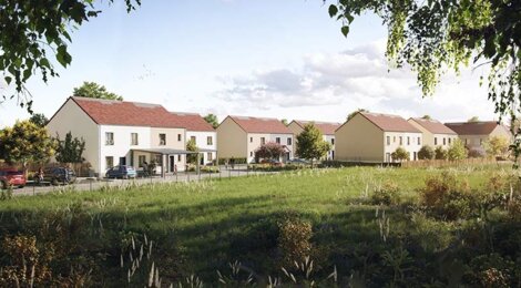 Programme immobilier neuf DOMAINE DU BOSQUET - Champcueil : Maisons T3–T5 avec jardins 400 m², RT2012 et espaces verts en plein centre-ville (91750) - Référence : 6314