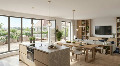 Programme immobilier neuf LES HAUTEURS DE COEUILLY - Champigny-sur-Marne : Appartements T2–T4 avec terrasses, parking sécurisé et proximité toutes commodités (94500) - Référence : 18196