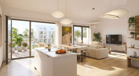 Programme immobilier neuf SQUARE DES ARTS - Chanteloup-en-Brie : résidence de 65 appartements du studio au T5 à 7 km de Disneyland Pari (77600) - Référence : 17113