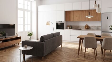Programme immobilier neuf PLACE DE LA MAIRIE PUYBELLIAR - Chantonnay studios et 2 pièces réhabilités à Puybelliard (85110) - Référence : 18031