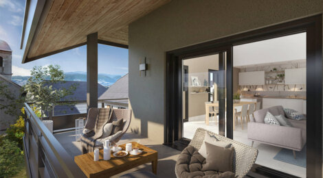 Programme immobilier neuf LE PRE GEORGES - Chapeiry à proximité d’Annecy (74540) - Référence : 13135