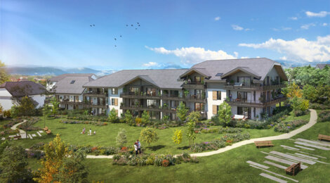 Programme immobilier neuf LE PRE GEORGES - Chapeiry à proximité d’Annecy (74540) - Référence : 13135