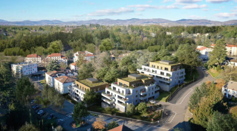 Programme immobilier neuf Le Parc - Charbonnières-les-Bains : appartements neufs du 2 au 5 pièces à 5 min de la gare (69260) - Référence : 15345