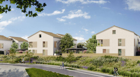 Programme immobilier neuf Les Allées du Chateau - Charly : Appartements T2–T5 et maisons T5–T6 avec jardins, terrasses et luminosité proche du centre-bourg (69390) - Référence : 14311