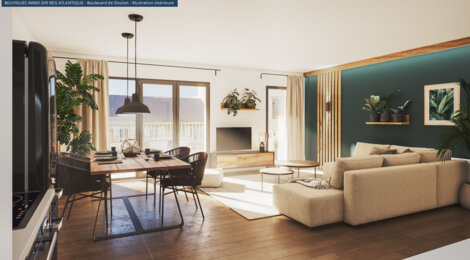Programme immobilier neuf Perspectives - Chartres : 41 appartements neufs T2–T4 aux portes du centre-ville (28000) - Référence : 14697
