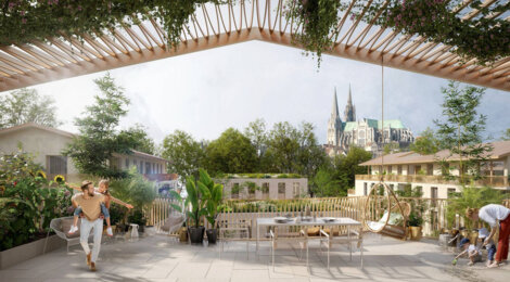 Programme immobilier neuf SCCV Caserne - Les Reflets de L'Eure - Chartres à proximité à pied du centre ville (28000) - Référence : 14700