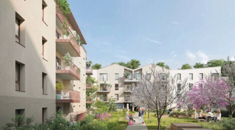 Programme immobilier neuf SCCV Caserne - Les Reflets de L'Eure - Chartres à proximité à pied du centre ville (28000) - Référence : 14700