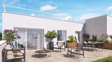 Programme immobilier neuf Les Jardins d'Henri IV - Chartres : appartements neufs dans le secteur des Clos, 12 min du centre en bus (28000) - Référence : 11405