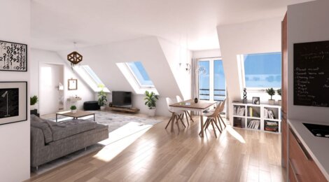 Programme immobilier neuf L'ENTRE 2 RIVES - Chartres : Appartements studio–T4 avec terrasses, parking et équipements modernes à 10 min du centre-ville (28000) - Référence : 14695