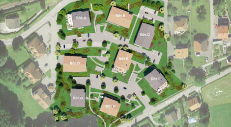 Programme immobilier neuf L'Ermengarde - Charvonnex : Appartements T2–T4 avec balcons, terrasses et vue sur le Parmelan au cœur de la nature (74370) - Référence : 4903