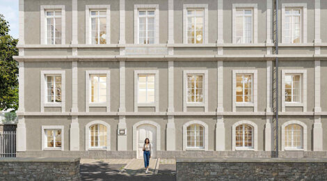 Programme immobilier neuf L'ABBAYE DE LA MADELEINE (28) - Châteaudun réhabilitation Abbaye Madeleine appartements de caractère (28200) - Référence : 17198