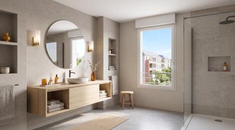Programme immobilier neuf CASSIOPEE - Châteaugiron : Appartements T2–T4 avec terrasses, parking sécurisé et proximité centre-ville et château (35410) - Référence : 14792