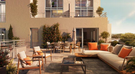 Programme immobilier neuf Greenside - Châteauneuf-Grasse aux portes de Sophia Antipolis (06740) - Référence : 14396