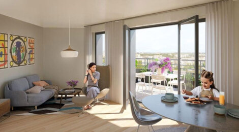 Programme immobilier neuf Les Terrasses Vertes - Châtenay-Malabry : appartements neufs 4 pièces à 300 m du T10 (92290) - Référence : 8273