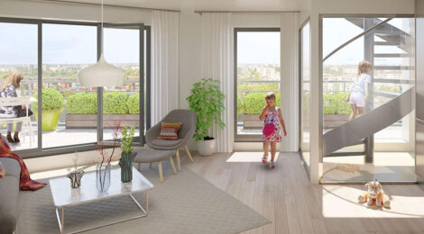 Programme immobilier neuf Les Terrasses Vertes - Châtenay-Malabry : appartements neufs 4 pièces à 300 m du T10 (92290) - Référence : 8273
