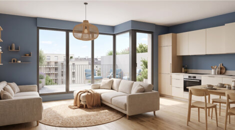 Programme immobilier neuf Les Vergers de Châtenay - Châtenay-Malabry : Appartements studio–T5 avec terrasses, cœur d’îlot végétalisé et proximité RER B (92290) - Référence : 6819