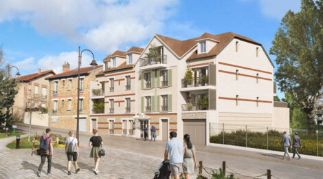 Programme immobilier neuf PAVILLON GARNIER - Châtenay-Malabry : Appartements T2–T5 avec jardins, parquet chêne et volets roulants proche du Domaine de Sceaux (92290) - Référence : 6385