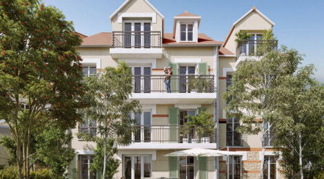 Programme immobilier neuf PAVILLON GARNIER - Châtenay-Malabry : Appartements T2–T5 avec jardins, parquet chêne et volets roulants proche du Domaine de Sceaux (92290) - Référence : 6385