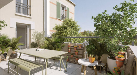 Programme immobilier neuf PAVILLON GARNIER - Châtenay-Malabry : Appartements T2–T5 avec jardins, parquet chêne et volets roulants proche du Domaine de Sceaux (92290) - Référence : 6385