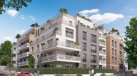 Programme immobilier neuf Les Terrasses du Belvédère - Châtillon Plateau : appartements neufs studio à 5 pièces à 750 m du tramway T6 (92320) - Référence : 9313