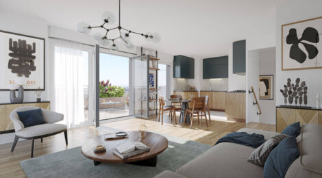 Programme immobilier neuf Les Terrasses du Belvédère - Châtillon Plateau : appartements neufs studio à 5 pièces à 750 m du tramway T6 (92320) - Référence : 9313
