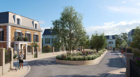 Programme immobilier neuf VILLA DES LANDES - Chatou maison neuve proche gare RER A (78400) - Référence : 16957