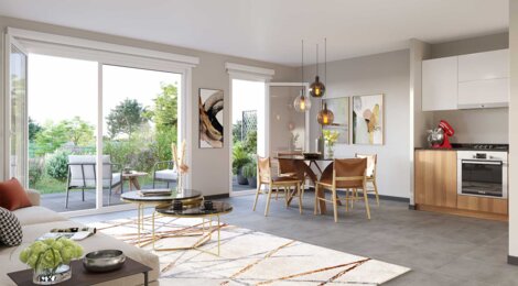 Programme immobilier neuf Le Clos Chantereine - Chelles : appartements et maisons neuves à 600 m du centre commercial Terre-Ciel (77500) - Référence : 15683