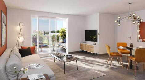 Programme immobilier neuf Le Clos Chantereine - Chelles : appartements et maisons neuves à 600 m du centre commercial Terre-Ciel (77500) - Référence : 15683