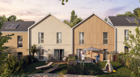 Programme immobilier neuf DOMAINE D'ANJOU - Chemillé-en-Anjou : Appartements studio–T4 et maisons T3–T5 avec jardins privatifs, parking résident et proximité centre bourg (49120) - Référence : 9850