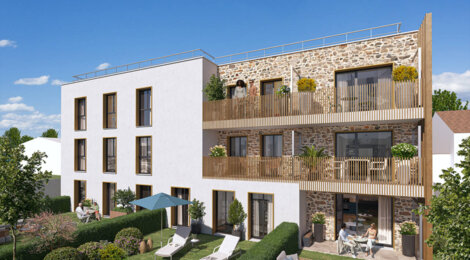 Programme immobilier neuf L'Opaline - Chennevières-sur-Marne : appartements neufs de 1 à 4 pièces en quartier de la Mairie (94430) - Référence : 15260