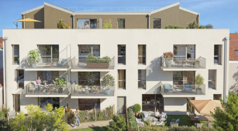 Programme immobilier neuf Résidence ATELIER 58 - Chenôve appartements et maisons proche centre ville de Dijon (21300) - Référence : 17554