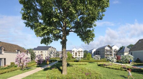 Programme immobilier neuf LA FERME DE CHESSY - Chessy : logements rénovés du studio au T5 dans le parc du Bicheret (77700) - Référence : 15857