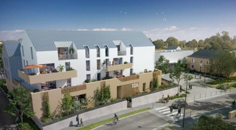 Programme immobilier neuf ECLAT - Chevaigné : 22 appartements neufs du 2 au 3 pièces en cœur de bourg (35250) - Référence : 14902