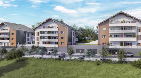 Programme immobilier neuf Le Verger - Choisy : Appartements T2–T4 avec terrasses, parc paysager et proximité Annecy (74330) - Référence : 7070